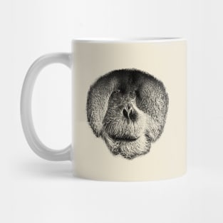 Orangutan face Mug